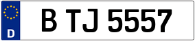 Truck License Plate